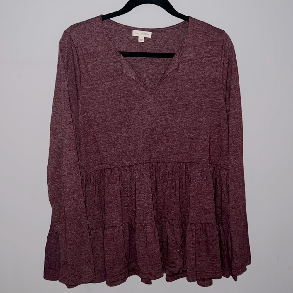 Cotton Bleu Top